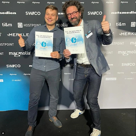 Winning silver and bronze with Favur at Best of Swiss Apps Award 2023